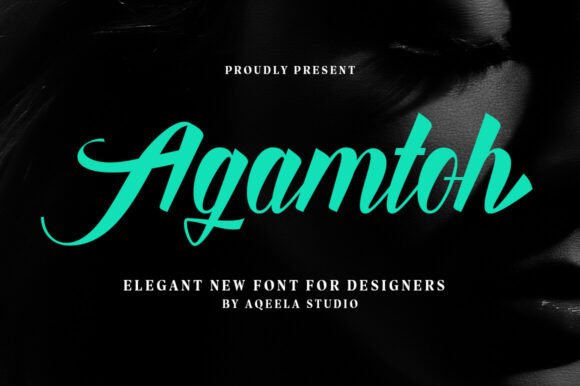 Agamtoh: Elevate Your Brand Identity With Sophisticated Script Typography