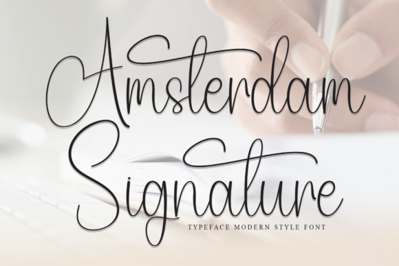 Amstedam Signature: The Perfect Typeface for Elevating Your Brand Identity
