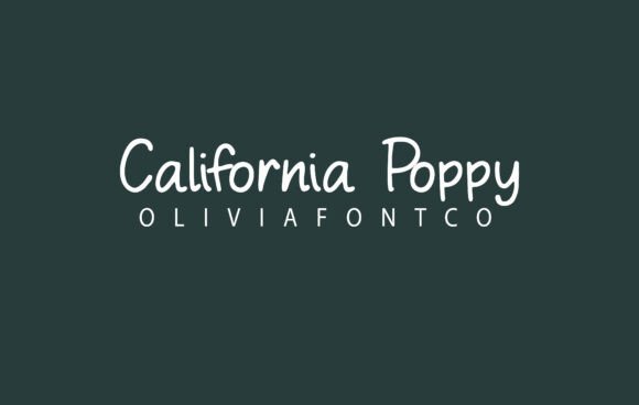 California Poppy: The Romantic Handwritten Font for Your Crafts