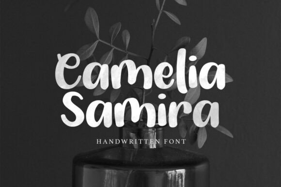 Camelia Samira: A Handwritten Typeface for Warm Editorial Design