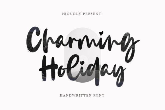 Charming Holiday Typeface: Elevating Editorial Design with Festive Script