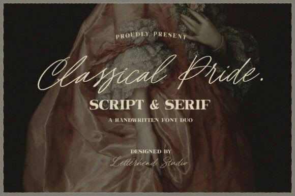 Classical Pride Duo Font: Balancing Tradition and Modernity in Brand Design