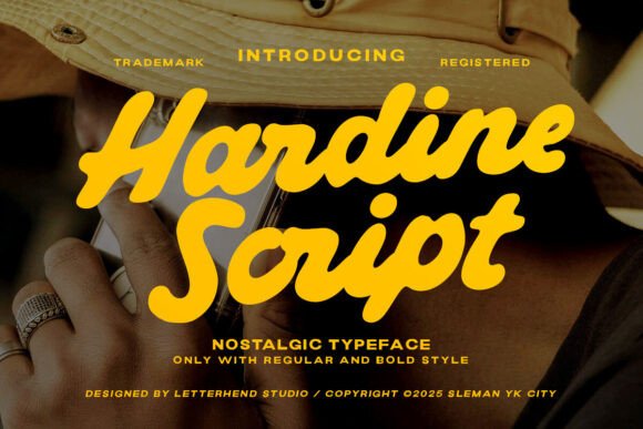 Hardine: The Vintage Script Font That Elevates Handmade Brands