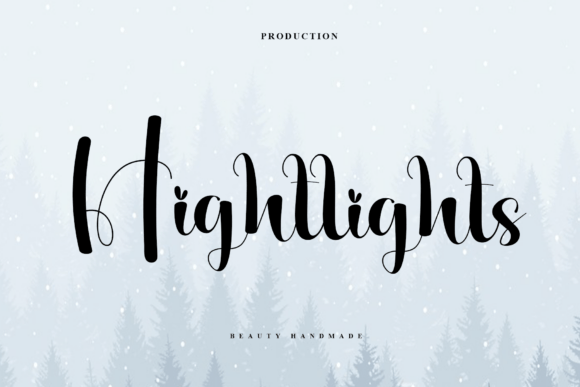 Hightlights Font Review: A Graceful Script for Modern Branding
