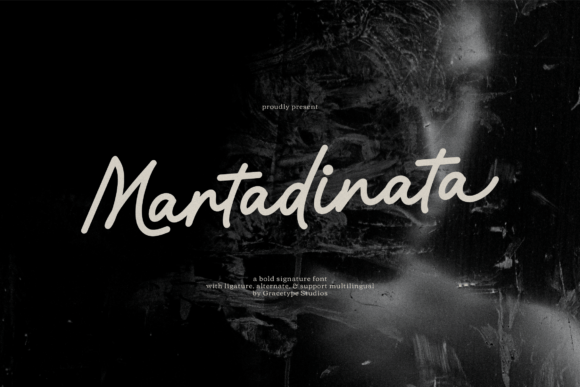 Martadinata: A Bold Script Typeface for Handmade Branding