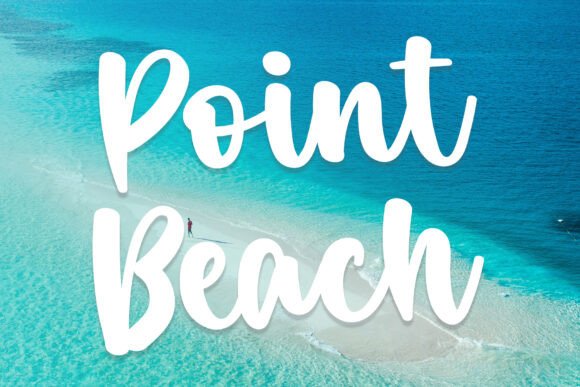 Point Beach: The Handwritten Font That Transforms Digital Brand Experiences