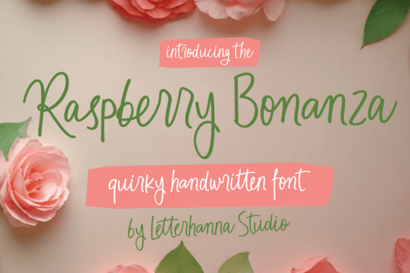 Raspberry Bonanza: A Playful Typeface for Authentic Brand Identities