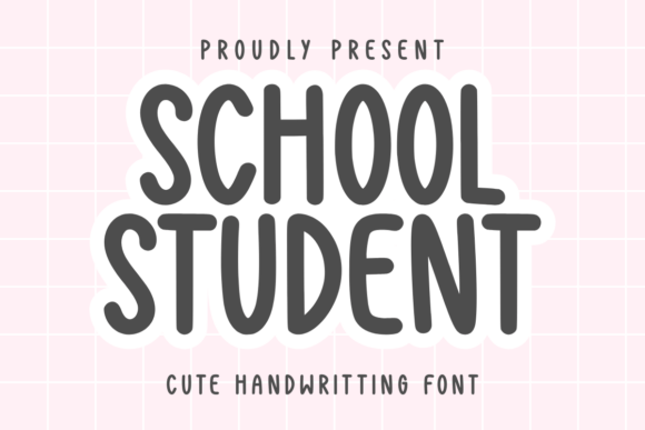 School Student: A Playful Typeface for Engaging Web Design