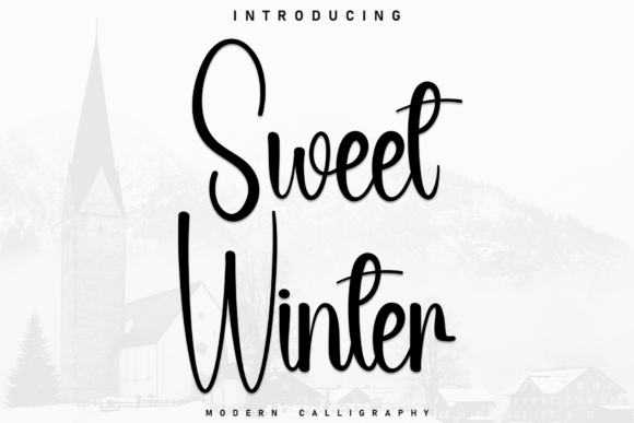 Sweet Winter Typeface: A Web Designer’s Take on Handwritten Elegance
