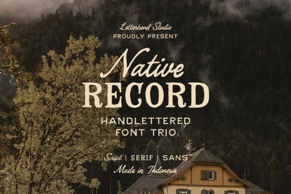 The Native Record: A Country Classic Typeface for Authentic Branding