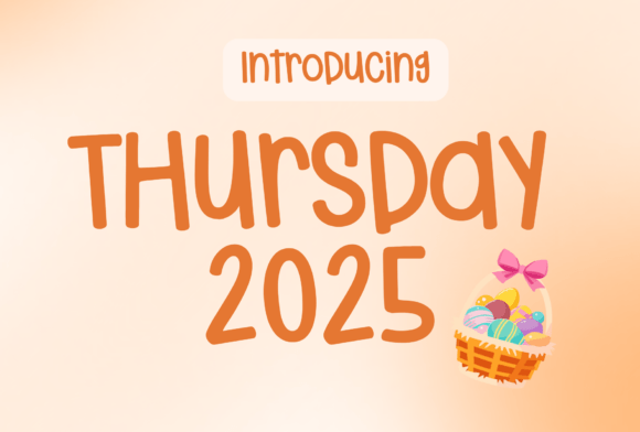 Thursday 2025: A Handwritten Font for Modern Editorial Design
