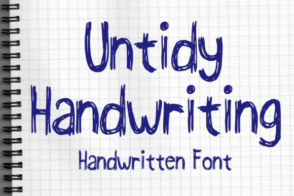 Untidy Handwriting: The Creative Typeface for Authentic Brand Identity