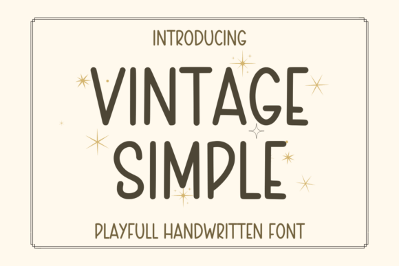 Upgrade Your Brand Identity With Vintage Simple - Cute Handwritten